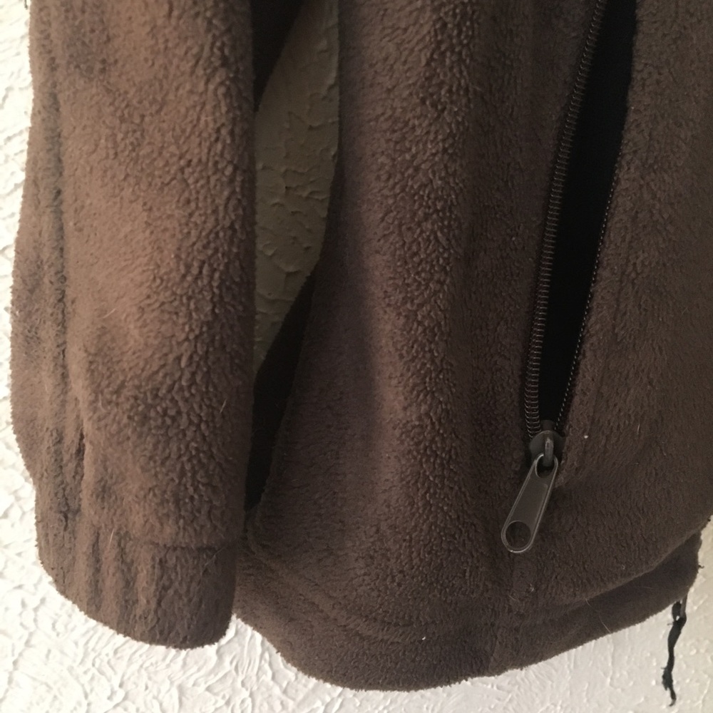 Women’s Columbia Fleece Brown Jacket - Picture 4 of 7